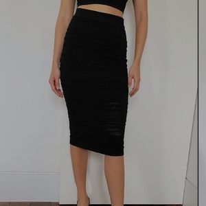 Babaton Black Pencil Skirt